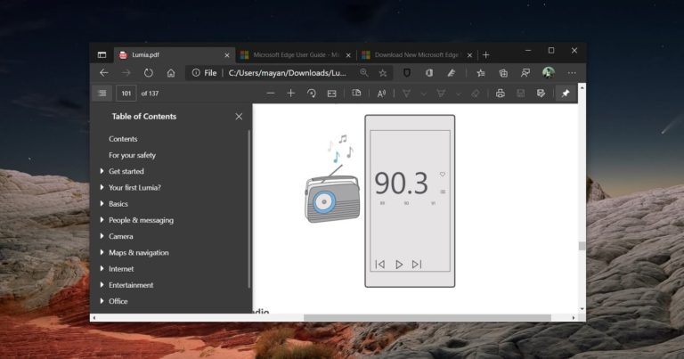 how to save a document from print preview on windows