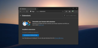 Microsoft Edge extensions