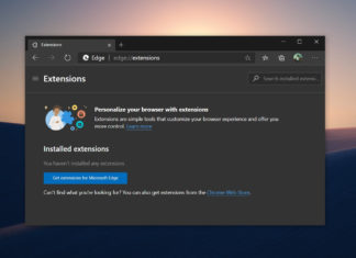 Microsoft Edge extensions