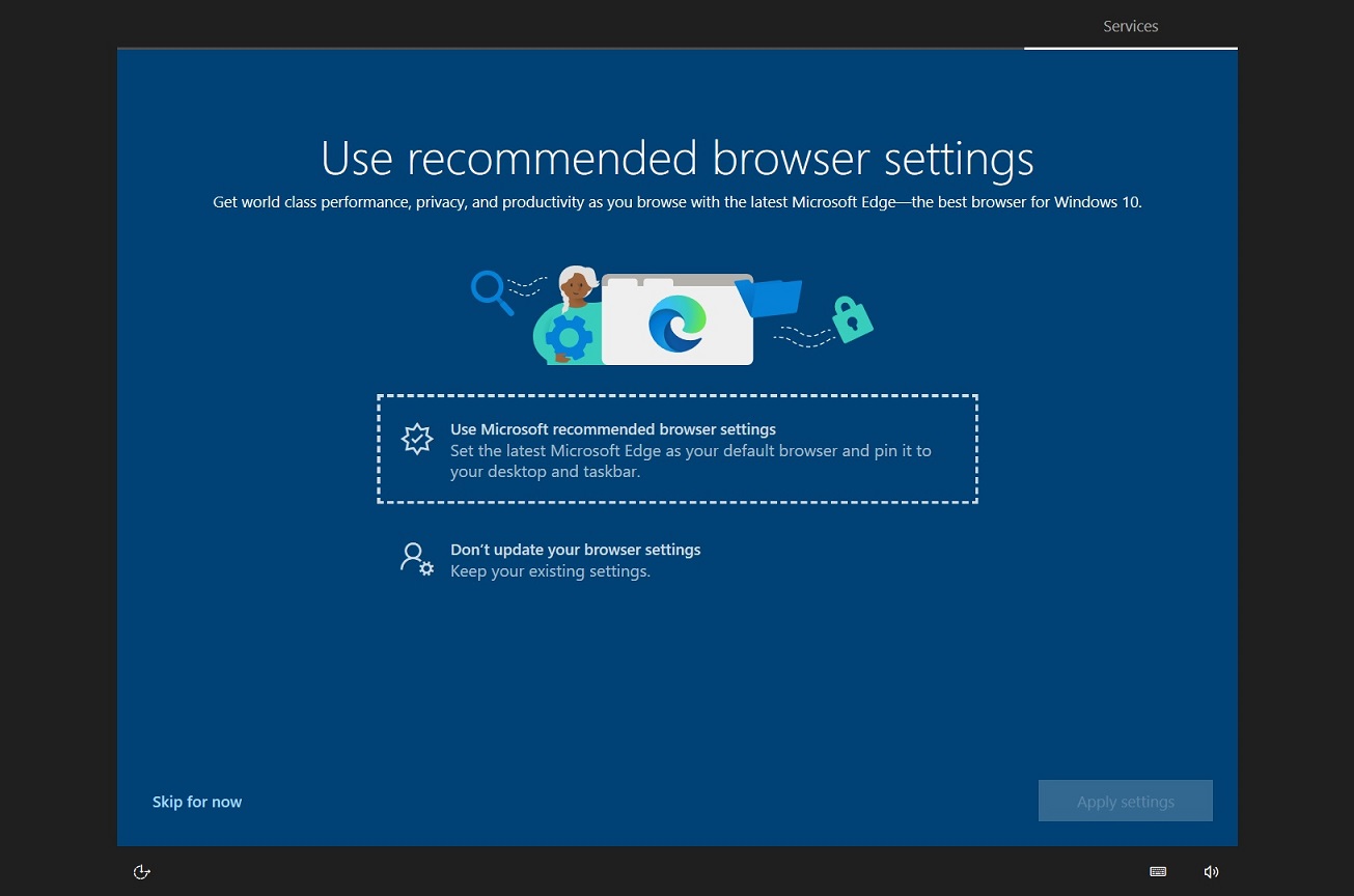 Microsoft Edge recommended browser