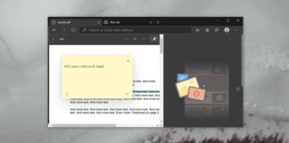 Microsoft Edge scrolling