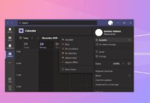Microsoft Teams out of office