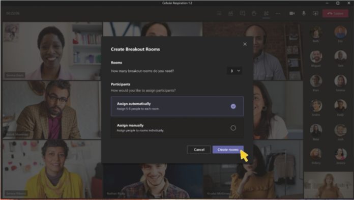 how does microsoft teams breakout rooms work