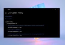 Windows 10 KB4586781 issues