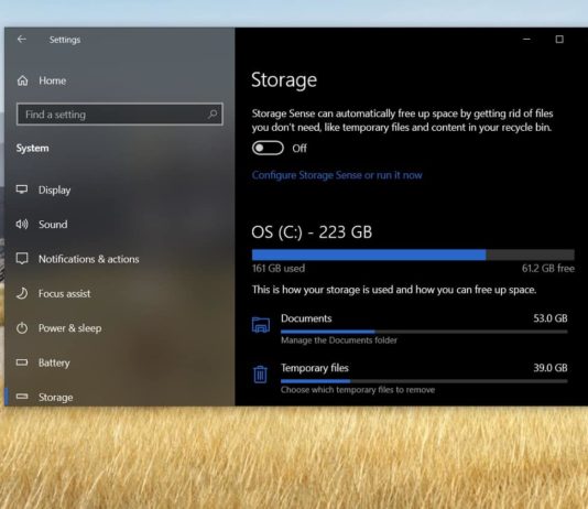 Windows 10 Settings app