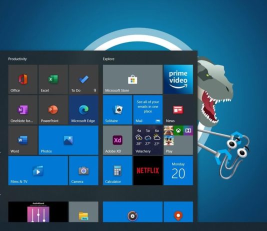 Windows 10 Start Menu tiles