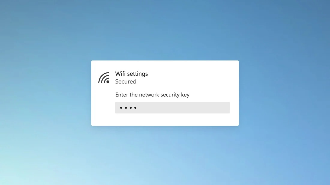 Windows 10 WiFi rounded