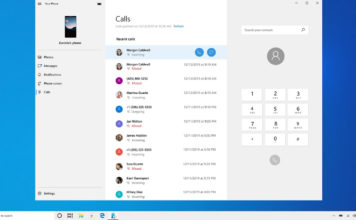 Windows 10 Your Phone app