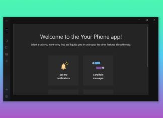 Windows 10 Your Phone app setup