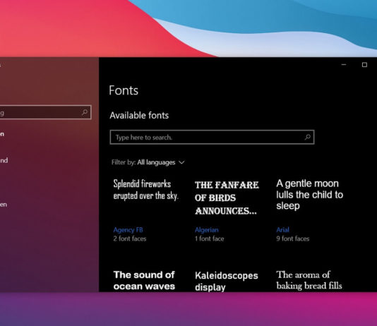 Windows 10 might get a new font rendering system and color picker Windows 10 fonts settings
