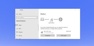 Windows 10 metered connection