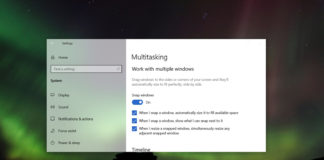 Windows 10 multitasking feature