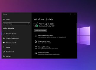 Windows 10 optional updates page