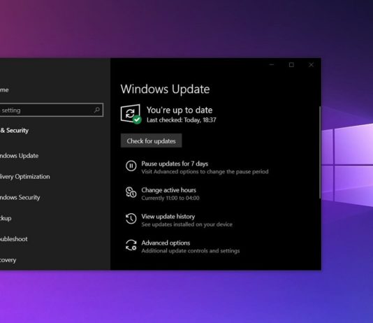 Windows 10 optional updates page