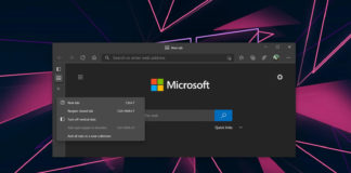 Chromium Edge Fluent UI