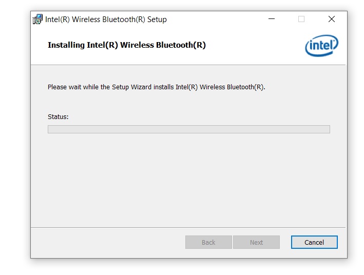 Actualización del controlador Intel Bluetooth