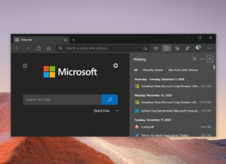 Microsoft Edge Dev update
