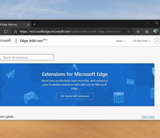 Microsoft Edge sidebar feature