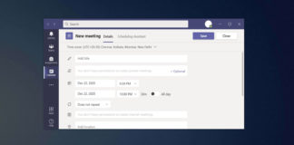 Microsoft Teams navigation update