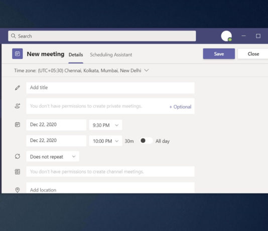 Microsoft Teams navigation update