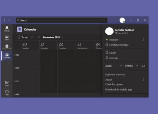 Microsoft Teams presentation