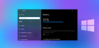 Windows 10 Battery Settings