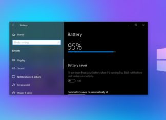 Windows 10 Battery Settings