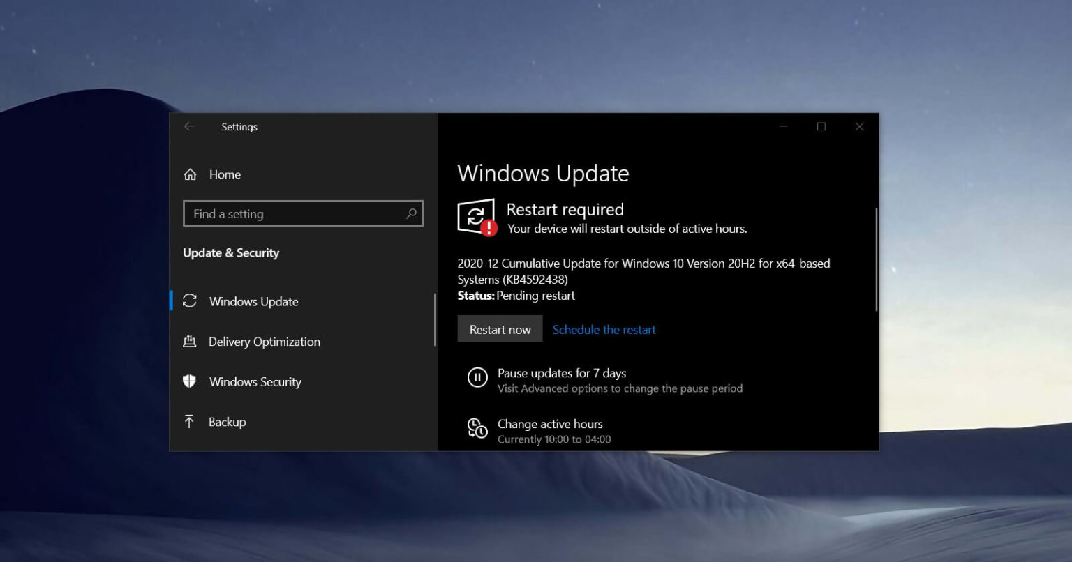 feature update to windows 10 version 2004 offline download