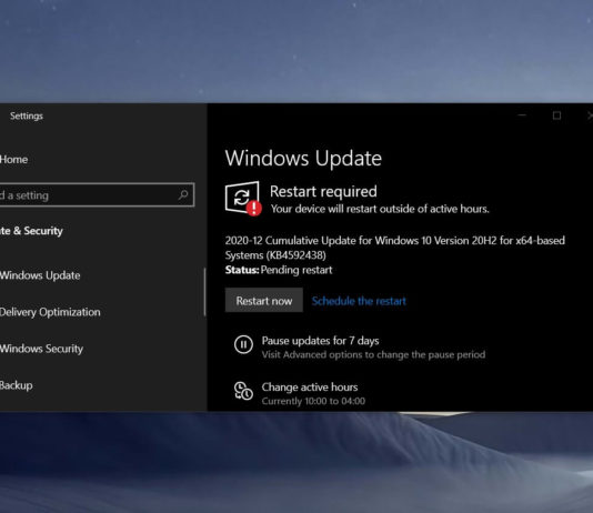 Windows 10 KB4592438