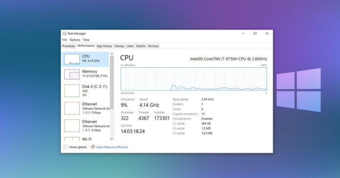 Windows 10 high CPU usage