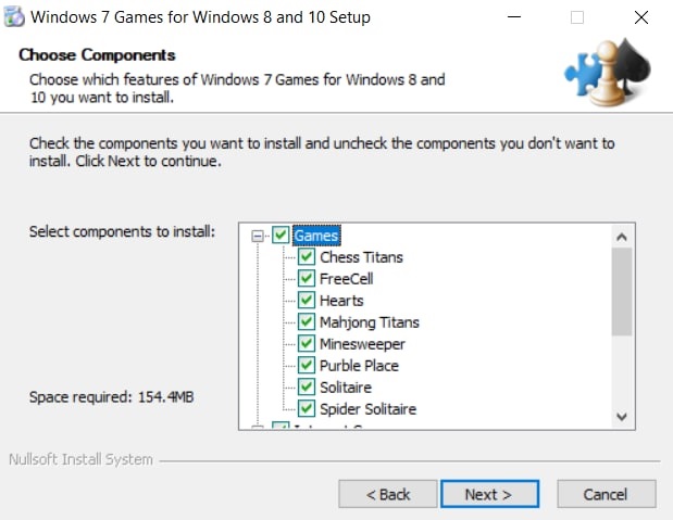 Install Windows 7 Games on Windows 10 (Chess Titans, Minesweeper