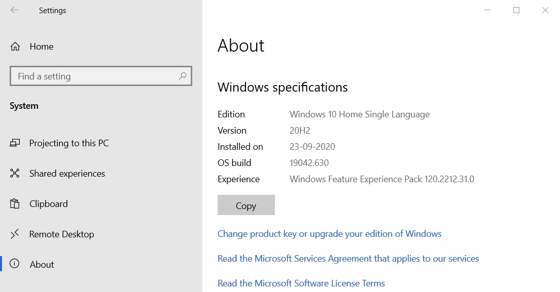 Windows Feature Experience Pack