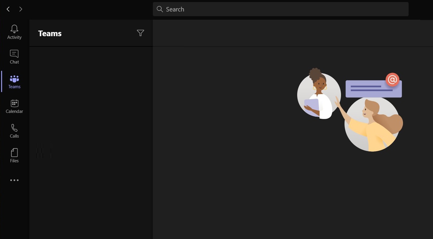 Microsoft Teams dark mode