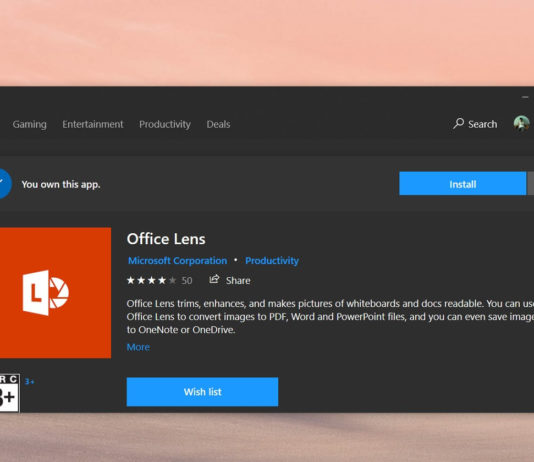 Office Lens for Windows 10