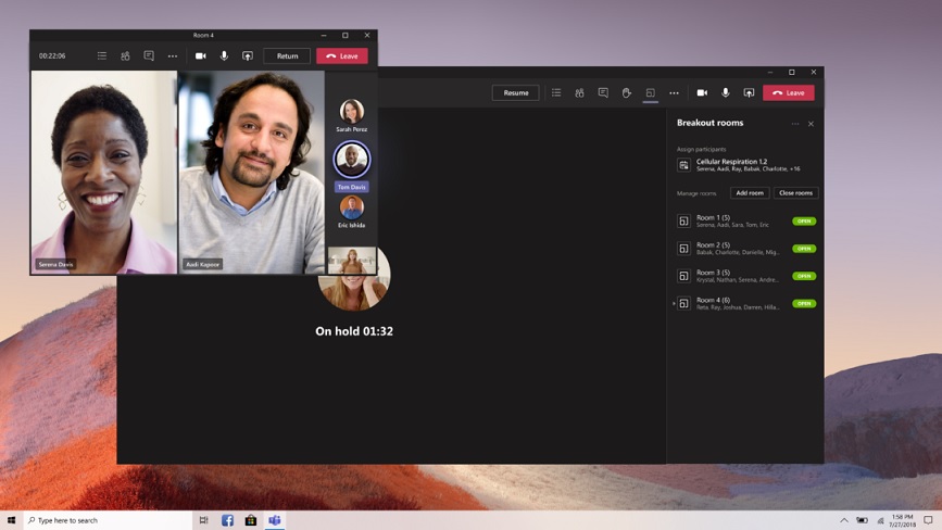 Teams virtual breakout room
