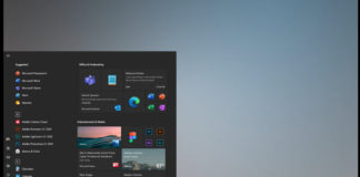 Windows 10 dark interface