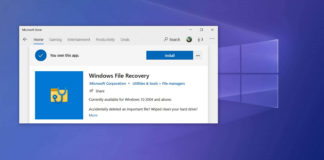 Windows File Recovery