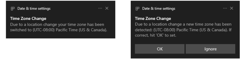 Windows Time Zone