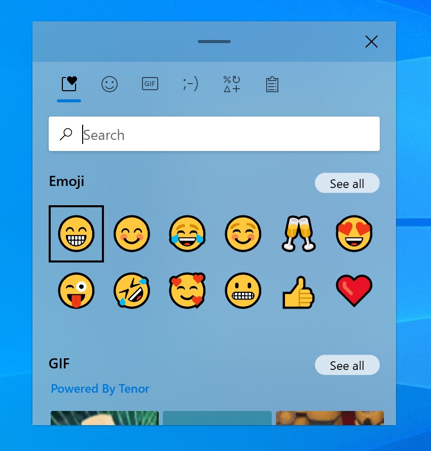 CopyChar – Copy emoji characters to your clipboard