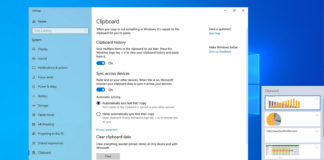 Windows 10 Cloud Clipboard