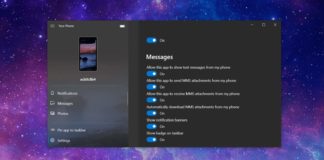 Windows 10 Your Phone app
