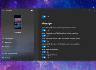 Windows 10 Your Phone app