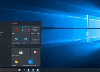 Windows 10 floating Start Menu