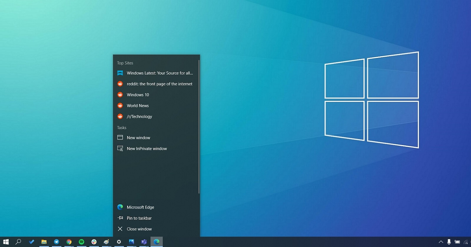 task bar