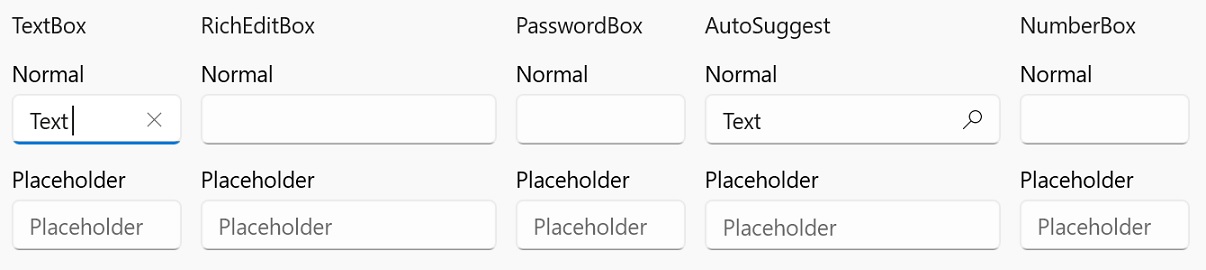Windows 10 text box