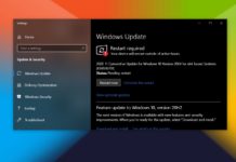 Windows 10 update process