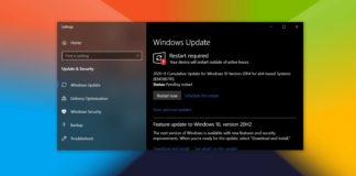 Windows 10 update process