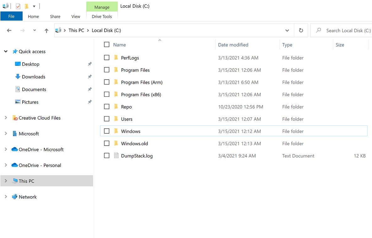 File Explorer new UI