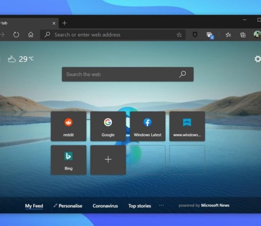 Microsoft Edge shared links