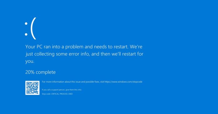 Windows 10 Blue Screen error